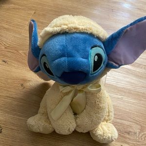 Disney Stitch yellow Easter hooded plush